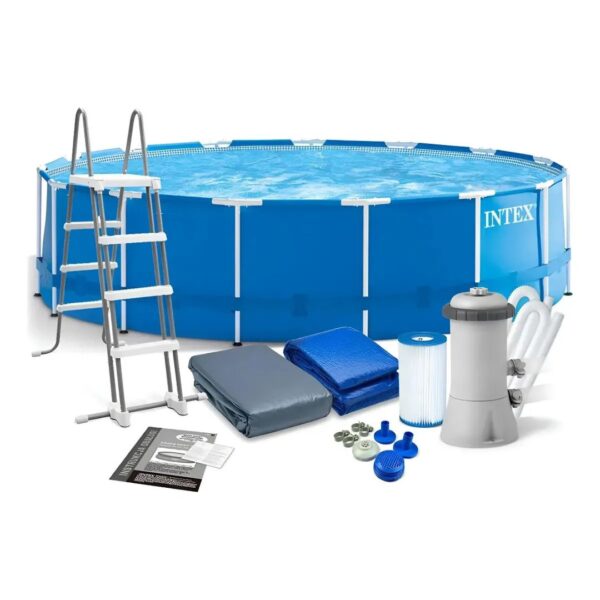 Piscina completa INTEX 28242 com 16.805 litros e acessórios para lojas