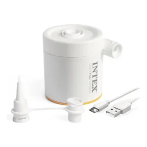 Bomba de Ar Intex 66616 elétrica portátil com bicos Quick Fill.