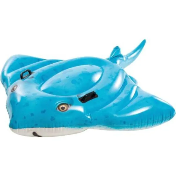modelo 57576 inflável infantil em formato de arraia azul