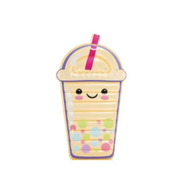 oia Boba Buddy Float Intex 58738 em formato de copo de Bubble Tea para revenda no atacado.
