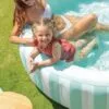 PISCINA INFLÁVEL Coastal Luxe Intex de 462 litros irá proporcionar ao seu filho/ filha em dias ensolarados em casa, no jardim, na praia, no sítio ou em qualquer superfície lisa